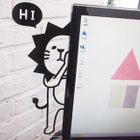 Computer Monitor Memo Board