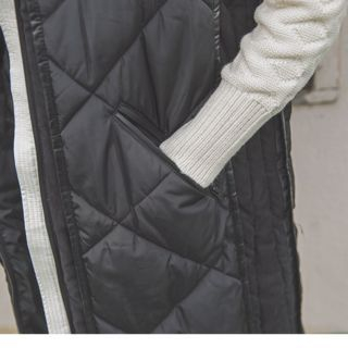 UUZONE Hooded Quilted Padded Vest