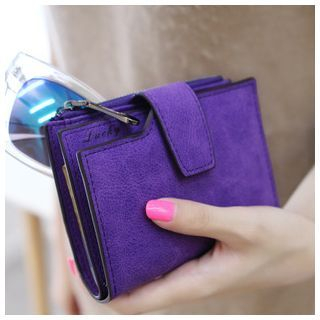 Rinka Doll Faux Suede Wallet