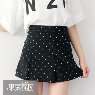 Tokyo Fashion Printed Pleated Skirt