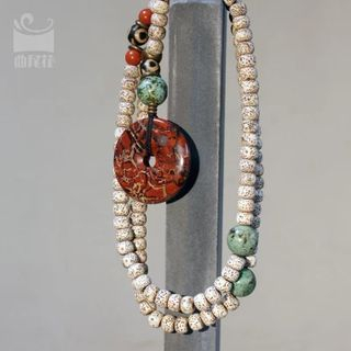 Zeno Bead Necklace As Figure - One Size