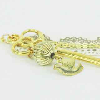 MyLittleThing Gold Heaven Bird & Key Necklace One Size