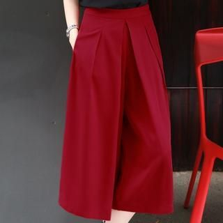 Romantica Wide-Leg Cropped Pants