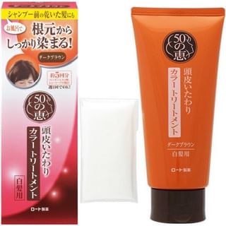 Rohto Mentholatum - 50 Megumi Hair Color Treatment - Haarfärbemittel für graue Haare