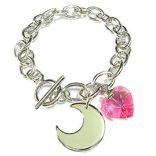 "MoonNight" October Birthstone Bracelet - Tourmaline