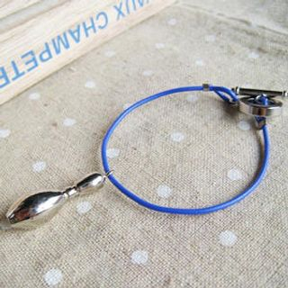 MyLittleThing Bowling Star Bracelet (Blue)