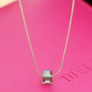 Seoul Young Cube Pendant Necklace