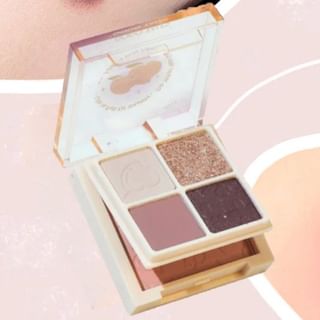 Gogo Tales - Eyeshadow & Blush Palette - Rose Sweet Tea #G05 Rose Sweet Tea - 10.2G