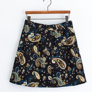 ninna nanna Paisley Pattern A-Line Skirt