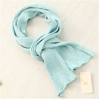 11.STREET Ribbed Knit Scarf