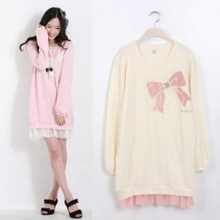 Buy Celli Girl Chiffon Hem Long-Sleeve Dress 1022254853