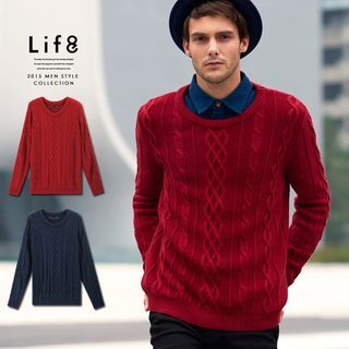 Life 8 Cable Knit Top