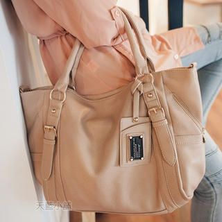 Faux-Leather Tote