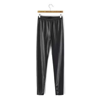 Chicsense Faux-Leather Leggings