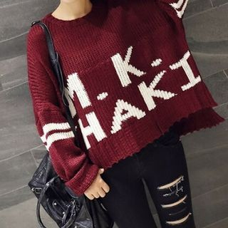 Aikoo Lettering Sweater