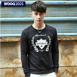 WOOG Printed Long-Sleeve T-shirt