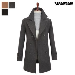 DANGOON Notched-Lapel Double-Breasted Coat