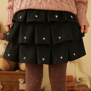 Moriville Star Accent Layered Skirt