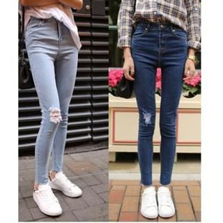 Sienne Distressed Skinny Jeans