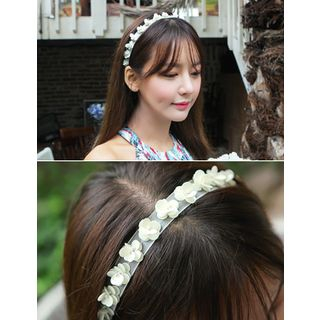 soo n soo Floral Appliqu   Head Band