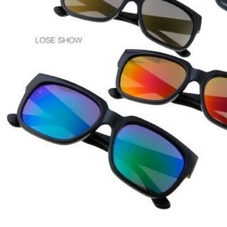 Lose Show Tiger Print Square Sunglasses