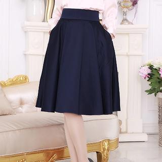 Romantica A-Line Midi Skirt
