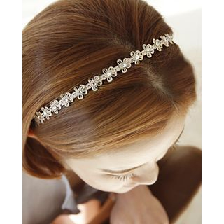 Miss21 Korea Beaded Lace Headband