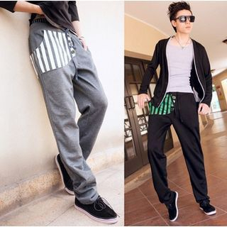 Danjieshi Striped Panel Sweatpants