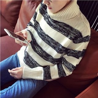 MRCYC Turtleneck Striped Sweater