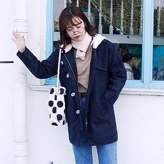 Jolly Club Hooded Buttoned Coat