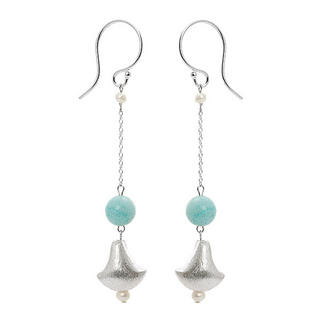 Keleo Silver amazonite earrings