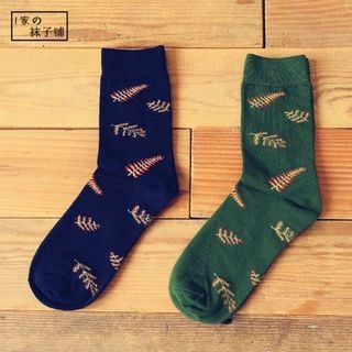 Socka Leaf-Print Socks