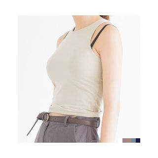 Someday, if Sleeveless Cropped Top