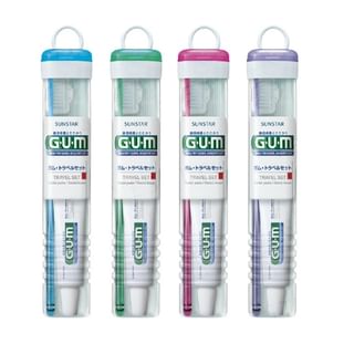 Sunstar - Gum Dental Oral Care Travel Set 2 pcs - Random Color