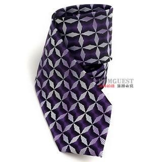 Romguest Patterned Tie Purple - One Size