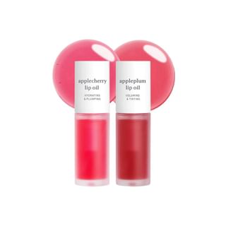 Nooni - Applecherry & Appleplum Lip Oil Set 2 Pcs