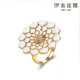 Italina Swarovski Elements Crystal Flower Ring