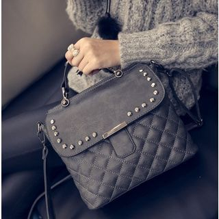 Rosanna Bags Studded Quilted Cross Bag