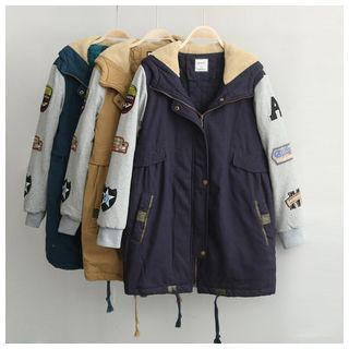 Angel Love Appliqu  Panel Hooded Parka