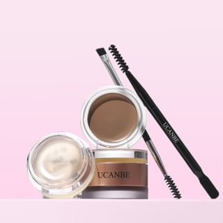 UCANBE  - Stereoscopic Eyebrow Set - 5 Colors 01# Brown - 4.5g