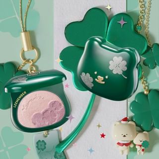 LEEMEMBER - Dual Color Satin Multi-Purpose Powder Lucky Clover Edition - 3 Types #CM01 Four-Leaf Clover - 5g