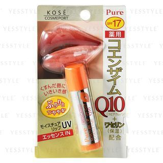 Kose - Pure Moisture Lip UV-Cut (Q10) SPF 17 3.3g