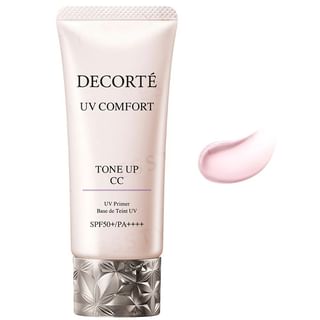 Kose - Decorte UV Comfort Tone Up CC UV Primer 10 Lavender Rose SPF 50+ PA++++ 30ml