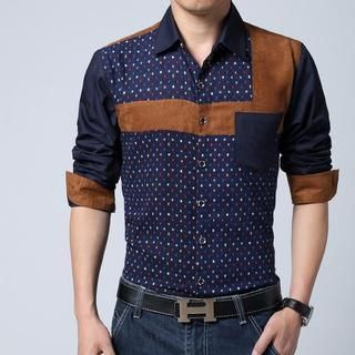 Alvicio Long-Sleeve Pattern Shirt