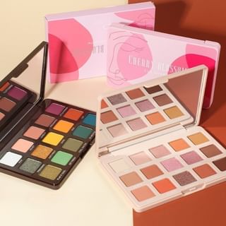 Pudaier - Fifteen Color Versatile Eyeshadow Palette - 3 Types 01# Sweet Orange - 50G