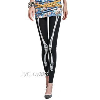 Lynley Bone Print Leggings