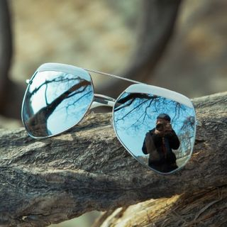Lose Show Mirrored Aviator Sunglasses