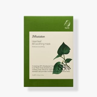 Jmsolution - Heartleaf 88 Soothing Mask Set 30Ml X 10 Sheets