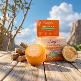 Rasyan - Thanaka UV Sunscreen Cream SPF 50 PA++++ 10g