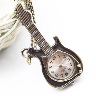 Fit-to-Kill Delicate Guitar Pocket Watch Copper - One size